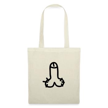 Penis - Stoffbeutel - Natur - Vorne