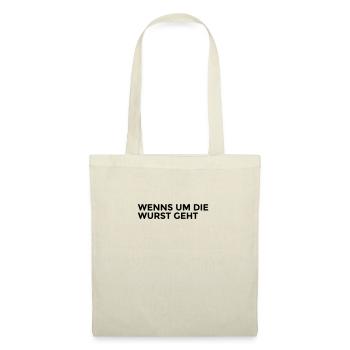 WHEN IT COMES TO THE SAUSAGE - Tote Bag - nature - Front