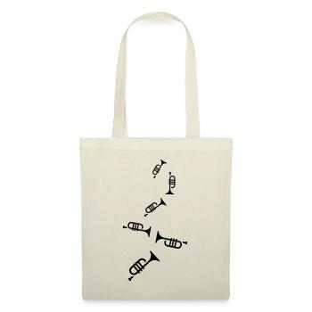 Trumpet Instrument - Tote Bag - nature - Front