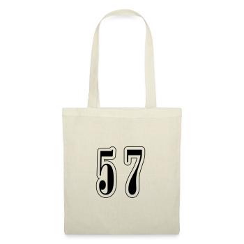 57 Symbole numérique - Sac en tissu - nature - Devant