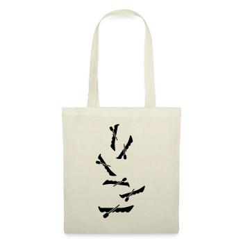 boot Symbol Silhouette - Stoffbeutel - Natur - Vorne
