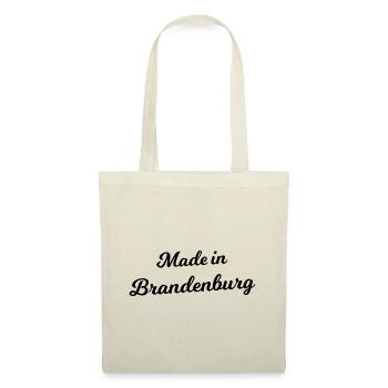 Aus Brandenburg - Stoffbeutel - Natur - Vorne