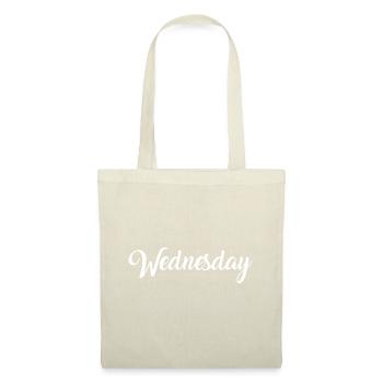 Wednesday - Mercredi - Sac en tissu - nature - Devant