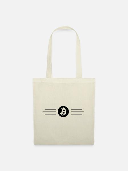 Die neue Währung Bitcoin - Stoffbeutel - Natur