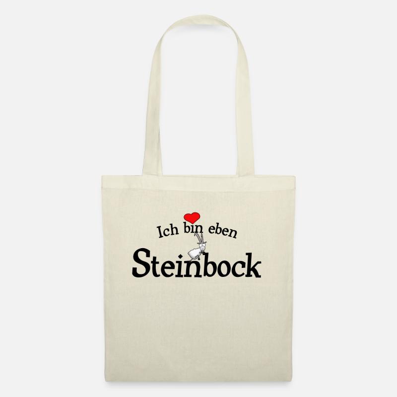 Steinbock - Stoffbeutel - Natur