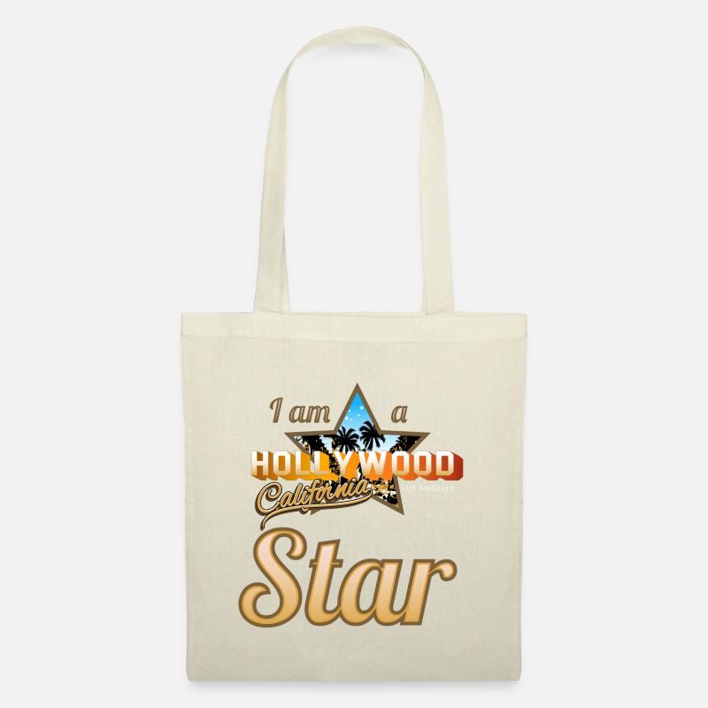 Hollywood Star - Stoffbeutel - Natur