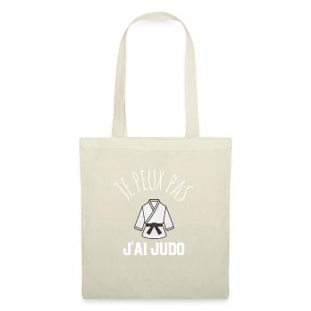 JE PEUX PAS JAI JUDO idée cadeau et tshirt - Sac en tissu - nature - Devant