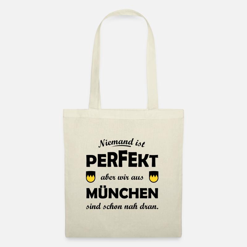 Perfekt aus München - Stoffbeutel - Natur