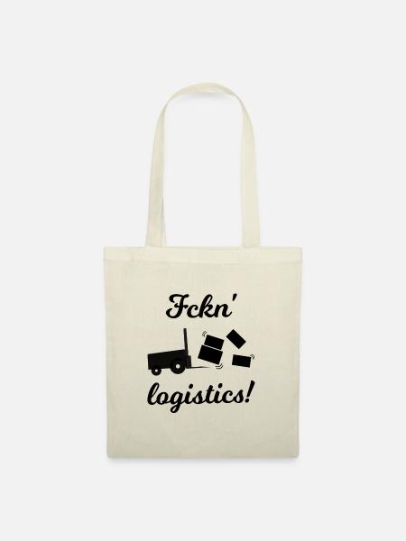 Lustig Logistik - Stoffbeutel - Natur