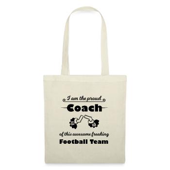 Der beste Trainer - Stoffbeutel - Natur - Vorne