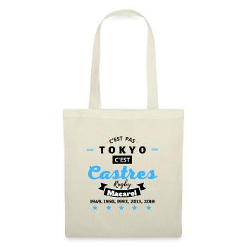 C'est pas TOKYO, c'est Castres Rugby.N - Sac en tissu - nature - Devant