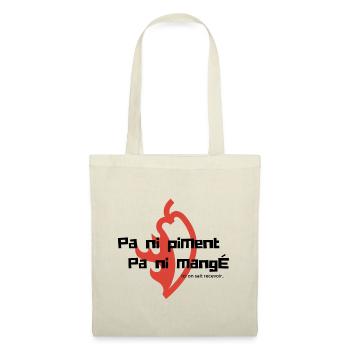 Pa Ni Piment Pa Ni Mangé - Sac en tissu - nature - Devant