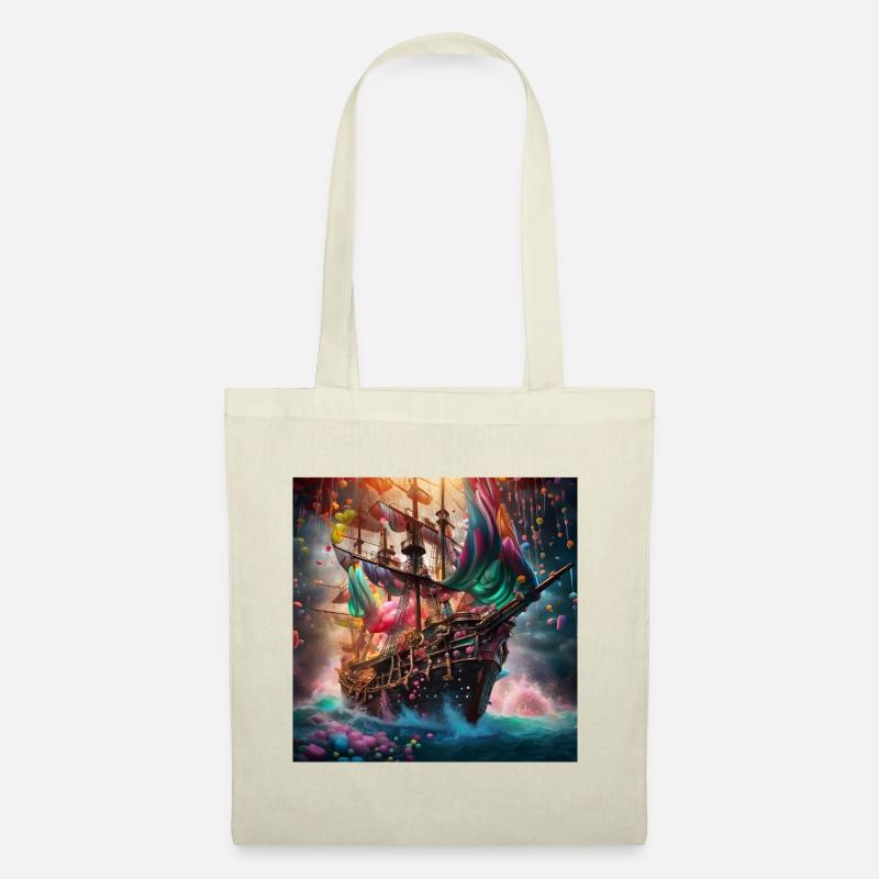 candy pirate ship - Tote Bag - nature