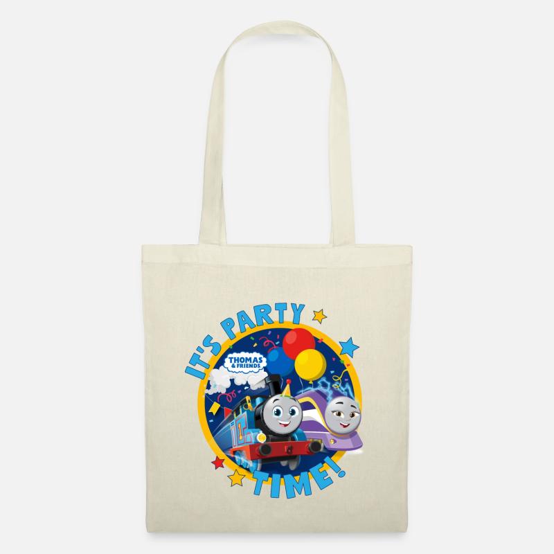 Thomas & Friends™ Design Mit Spruch Party Time! - Stoffbeutel - Natur