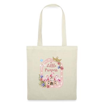 Château de la princesse et roses - Sac en tissu - nature - Devant