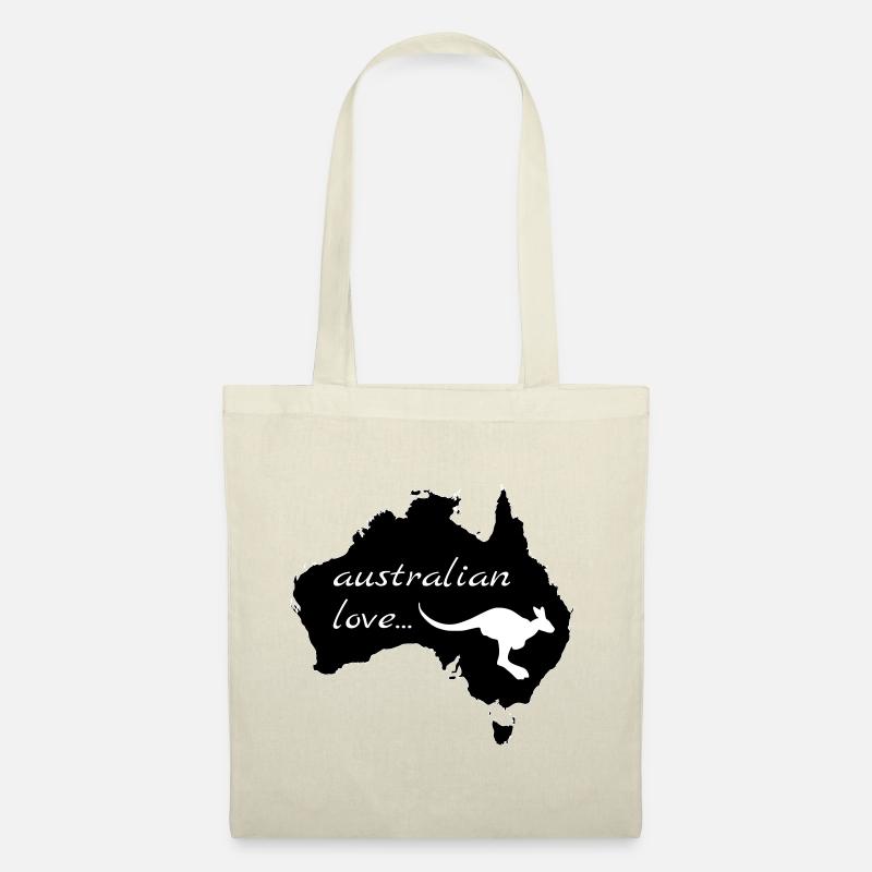 Australian Love Kangaroo - Stoffbeutel - Natur