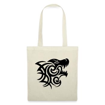 Loup-garou tribal - Sac en tissu - nature - Devant