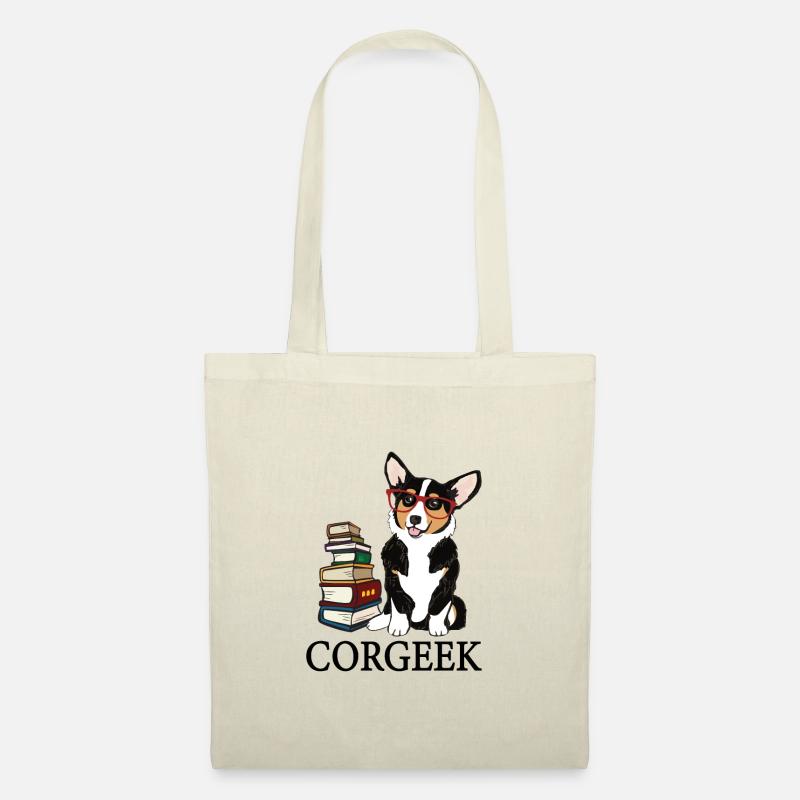 Corgi - Stoffbeutel - Natur
