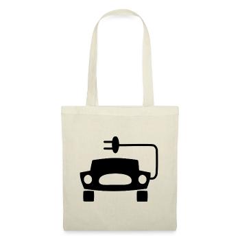 Voitures électriques - Sac en tissu - nature - Devant