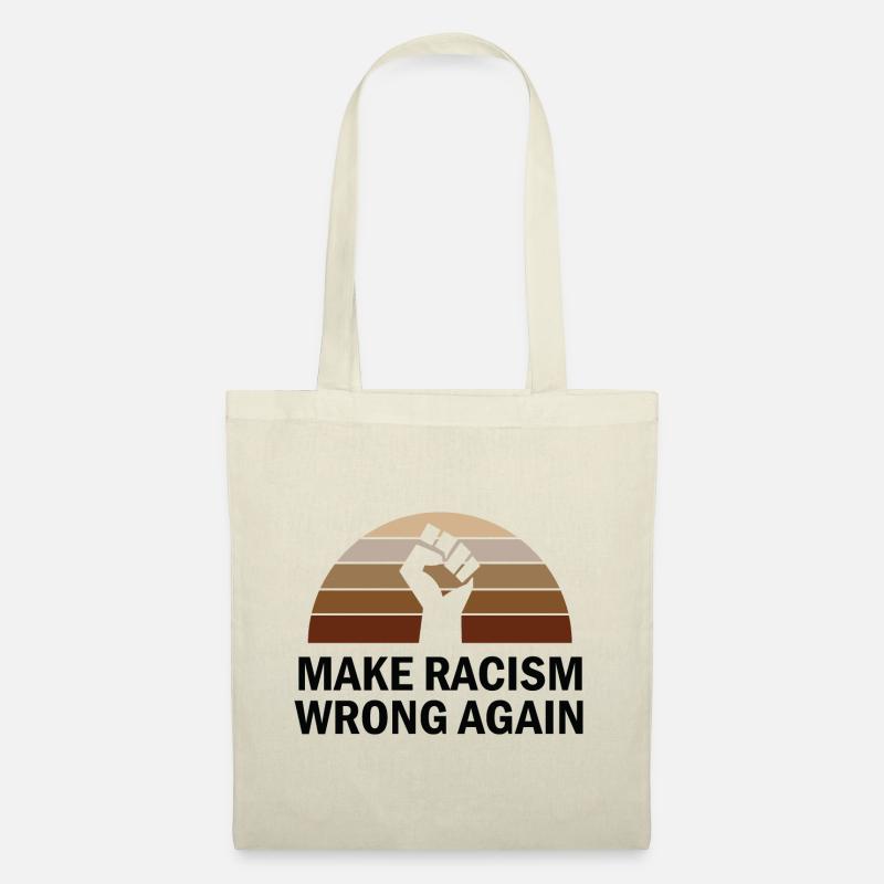 Make Racism Wrong again. - Stoffbeutel - Natur