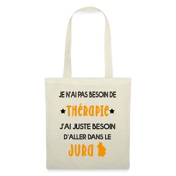 Pas de Thérapie souvenir du Jura - Sac en tissu - nature - Devant