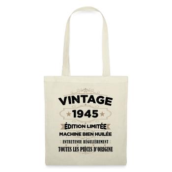 Vintage 1945 Edition Limitée - Sac en tissu - nature - Devant