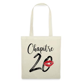 Chapitre 20 Ans Anniversaire Humour Cadeau - Sac en tissu - nature - Devant