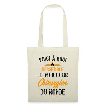 Voici à Quoi Ressemble le Meilleur Chirurgien - Sac en tissu - nature - Devant