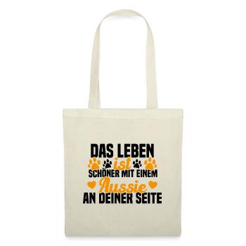 Aussie Chien Drôle de berger australien - Sac en tissu - nature - Devant
