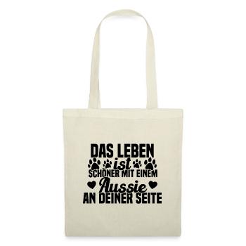 Aussie Chien Drôle de berger australien - Sac en tissu - nature - Devant