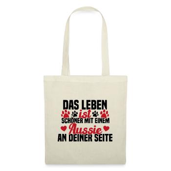 Aussie Chien Drôle de berger australien - Sac en tissu - nature - Devant