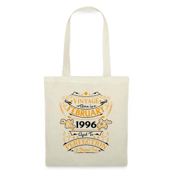 Vintage born in February 1996 birthday gift - Tote Bag - nature - Front