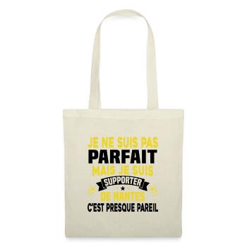 Pas Parfait mais Je suis Supporter de Nantes - Sac en tissu - nature - Devant