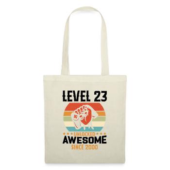 Niveau 23 complete 2000 Cadeau d'anniversaire - Sac en tissu - nature - Devant