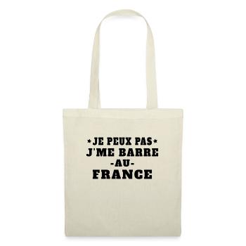 Je Peux Pas J'me Barre Au France Vacances - Sac en tissu - nature - Devant