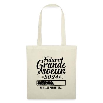 Future Grande Soeur 2024 - Sac en tissu - nature - Devant