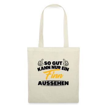 So gut kann nur ein Finn aussehen - Stoffbeutel - Natur - Vorne