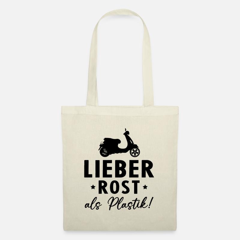 Lieber Rost als Plastic - Stoffbeutel - Natur