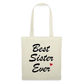 Best Sister Ever Best Sister Humor Gift - Tote Bag - nature - Front