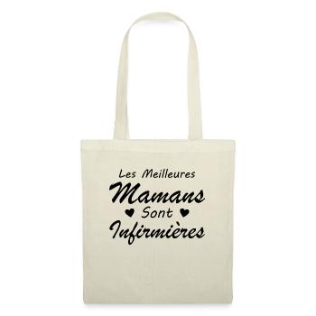 Les Meilleures Mamans Sont Infirmières - Sac en tissu - nature - Devant