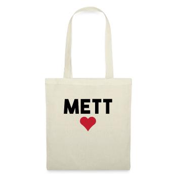 Mett Fleischher Lovers of Mettigel and meat - Tote Bag - nature - Front