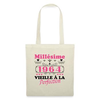 Woman Vintage 1964 Gift Birthday Humor - Tote Bag - nature - Front