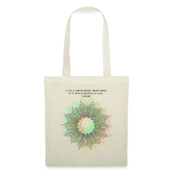 Camus : Il n’y a pas de soleil sans ombre - Sac en tissu - nature - Devant