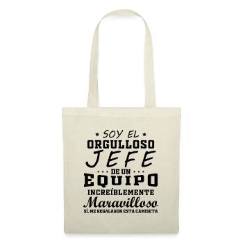 Plaisir pour le patron dans le bureau patron pride - Sac en tissu - nature - Devant