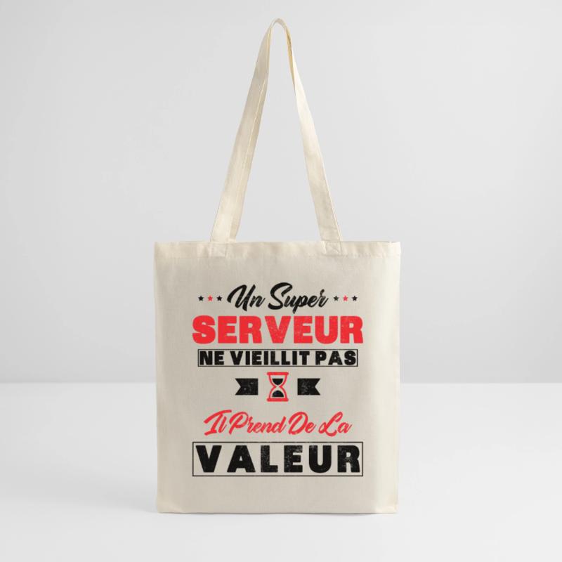 A Super Server does not age as a gift Server Tote Bag