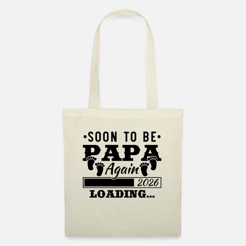 Pronto wird wieder Papa 2026 Loading - Stoffbeutel - Natur
