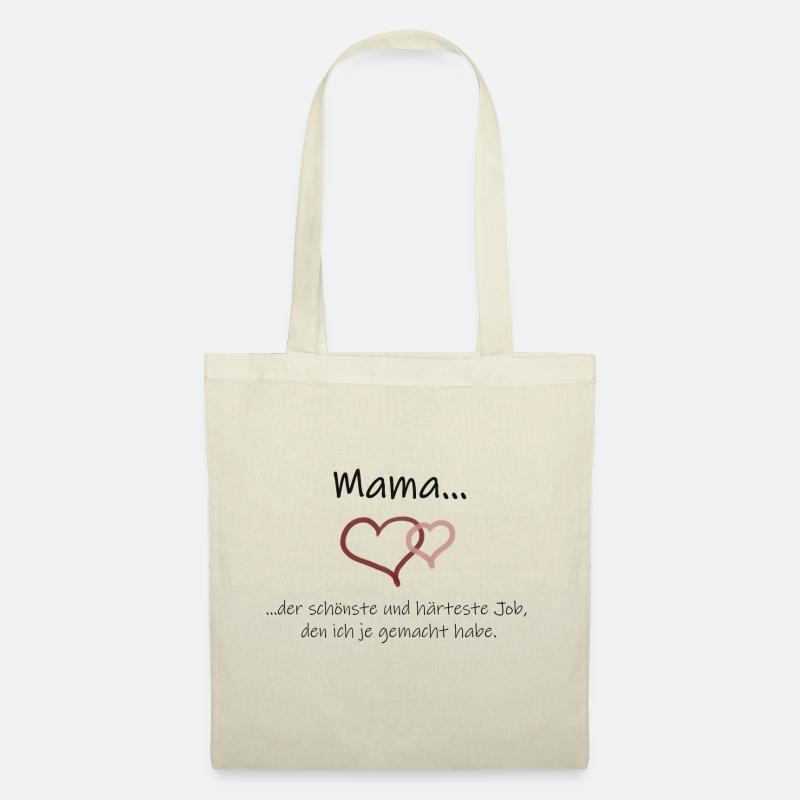 Mama der beste Job - Stoffbeutel - Natur