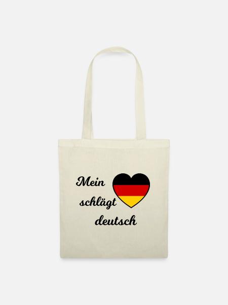 Ich liebe meine Heimat - Stoffbeutel - Natur