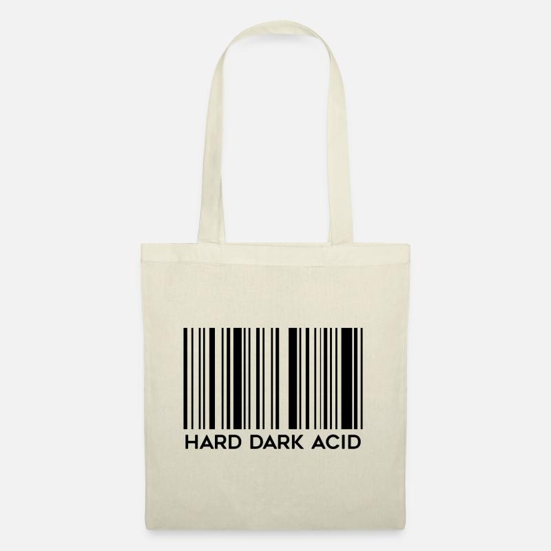 Hard Dark Acid Techno | Wir lieben Dark Techno | IDM - Stoffbeutel - Natur