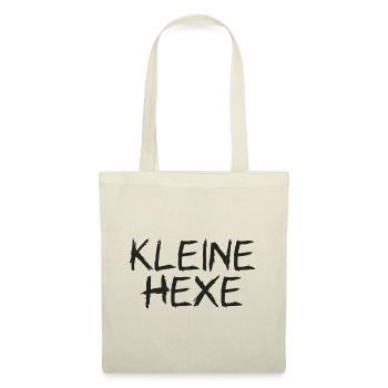 Kleine Hexe - schwarz - Stoffbeutel - Natur - Vorne